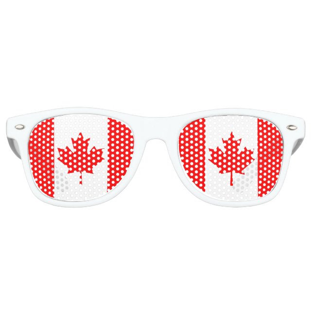 Kanada-Flagge Sonnenbrille (Vorderseite)