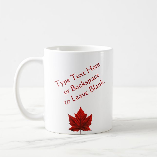 Kanada Flagge Souvenir Coffee Cup Kanada Tasse (Links)