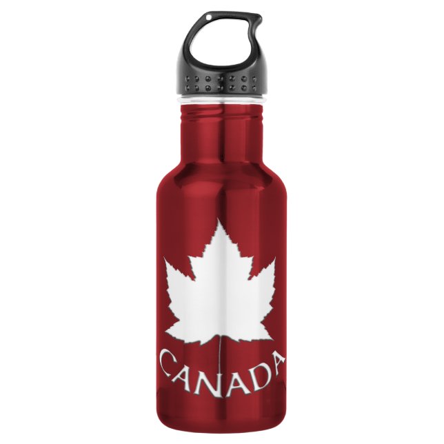 Kanada Flagge Souvenir Water Flasche Edelstahlflasche (Vorderseite)