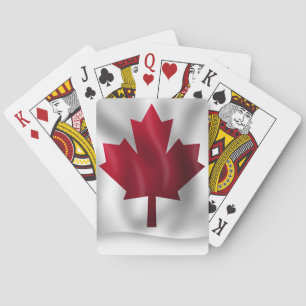 Kanada-Flagge Spielkarten