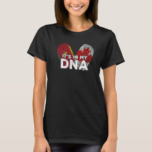 Kanada-Flagge Stolz Senegal Senegalese DNA-Fingera T-Shirt