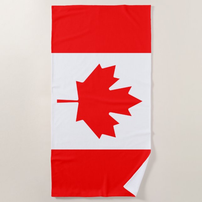 Kanada-Flagge Strandtuch (Vorderseite)