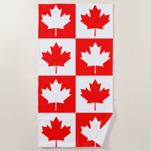 Kanada-Flagge Strandtuch