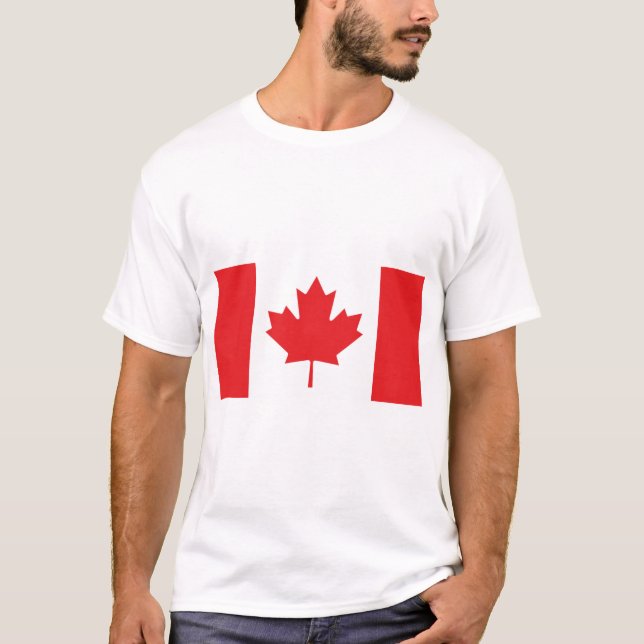 Kanada-Flagge T-Shirt (Vorderseite)