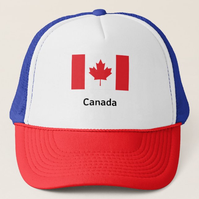 Kanada-Flagge Truckerkappe (Vorderseite)