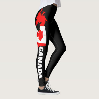 Kanada-Flagge Yoga-Leggings - Ahornblatt-Geschenk  Leggings