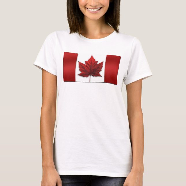Kanada Flaggen Frauentank Top Canada Souvenir Tops (Vorderseite)