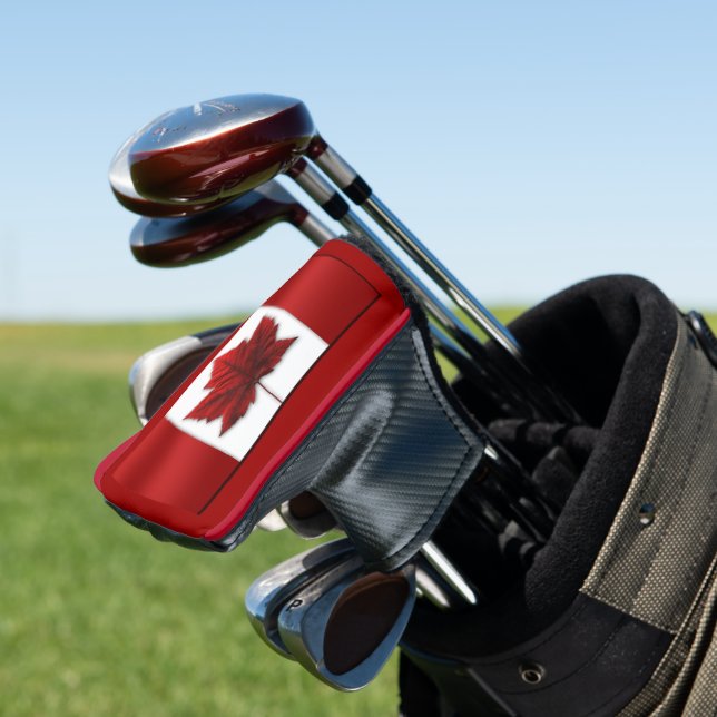 Kanada Flaggen Golf Custom Canada Putter Cover Golf Headcover (In Situ)