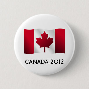 Kanada-Flaggen-Knopf 2012 Button