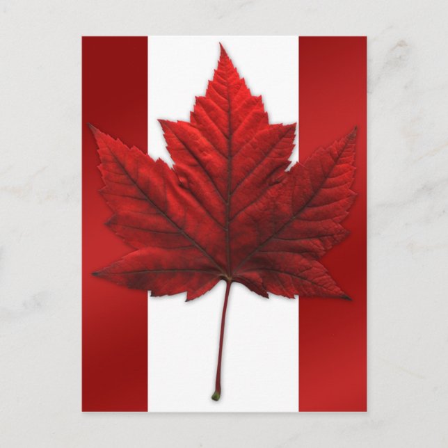 Kanada Flaggen Postkarten Kanadische Souvenirkarte (Vorderseite)