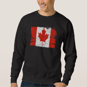 Kanada Flaggen Pride Friendship Pride Peace Vintag Sweatshirt