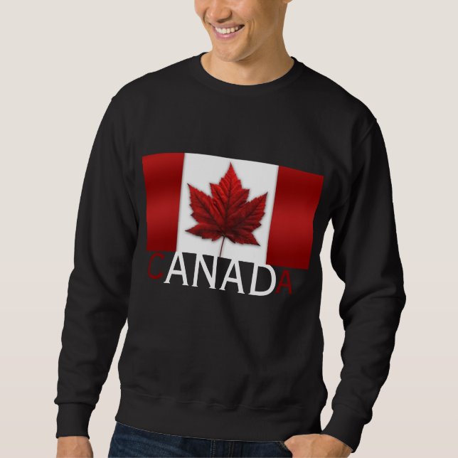 Kanada Flaggen Shirt Kanada Souvenir Sweatshirts (Vorderseite)