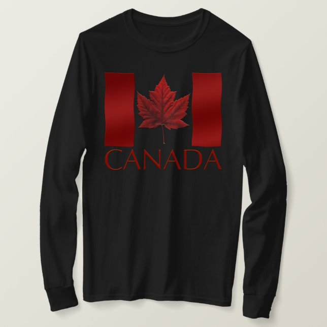 Kanada Flaggen Shirts Women's Canada Souvenir Shir (Design vorne)