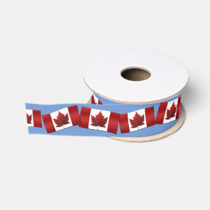 Kanada Flaggenband Custom Canada Ribbon Ripsband