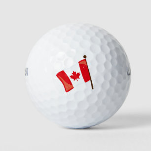 Kanada Flaggenkanadin Golfball