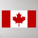 Kanada-Flaggenplakat Poster (Vorne)
