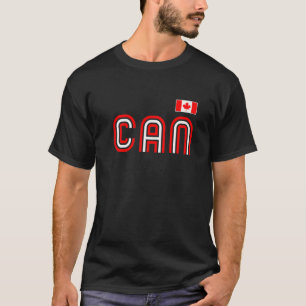 Kanada Flaggenrückreise Internationales Land Kanad T-Shirt