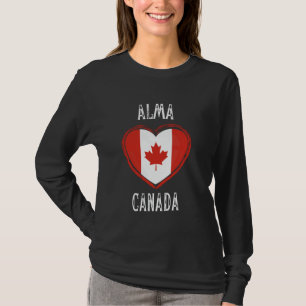 Kanada Flaggenstaat Herzogtum Alma City T-Shirt