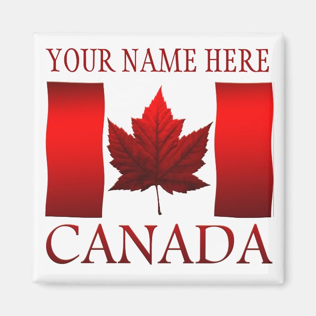 Kanada Flaggenstaat Kühlschrankmagnet Kanada Ahorn (Vorne)