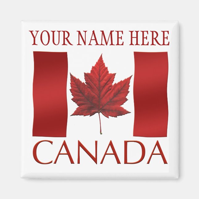 Kanada Flaggenstaat Kühlschrankmagnet Kanada Ahorn (Vorne)