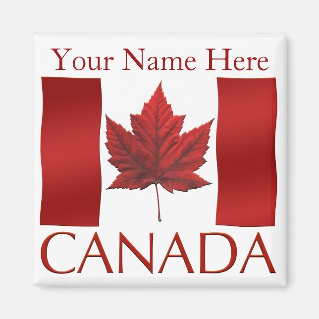 Kanada Flaggenstaat Kühlschrankmagnet Kanada Ahorn (Vorne)