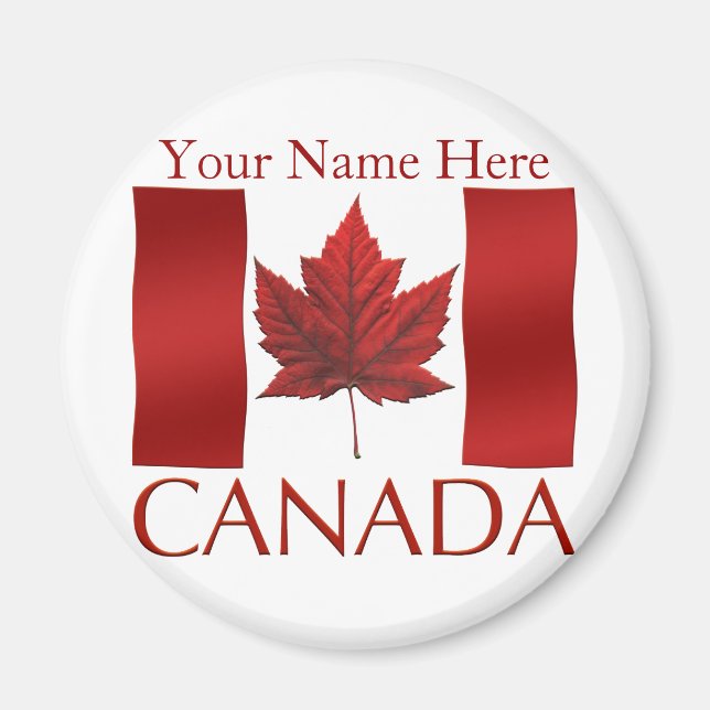 Kanada Flaggenstaat Kühlschrankmagnet Kanada Ahorn (Vorne)