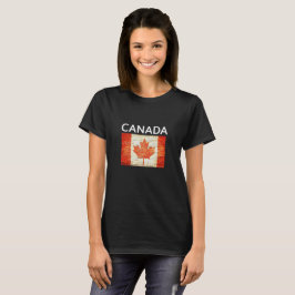 Kanada Flaggenziegel T-Shirt