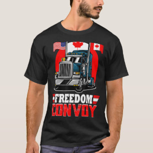 Kanada Freedom Convoy 2022 Kanadische LKWs T-Shirt