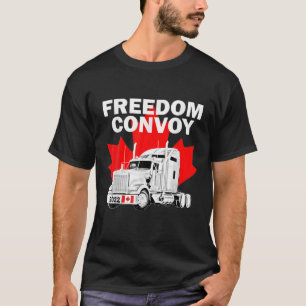 Kanada Freedom Convoy 2022 Kanadische LKWs T-Shirt