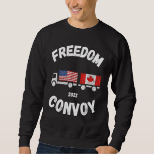 Kanada Freedom Convoy 2022 Kanadischer Lastkraftwa Sweatshirt