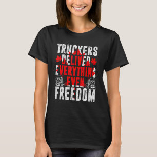 Kanada Freedom Convoy 2022 Kanadischer Lastkraftwa T-Shirt
