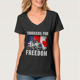 Kanada Freedom Convoy 2022 Kanadischer Lastkraftwa T-Shirt