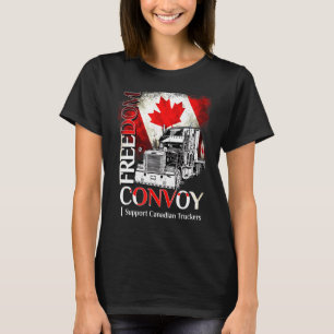 Kanada Freedom Convoy 2022 Kanadischer Lastkraftwa T-Shirt