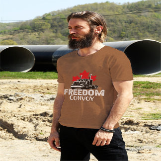 Kanada Freedom Convoy 2022 Kanadischer Lastkraftwa T-Shirt