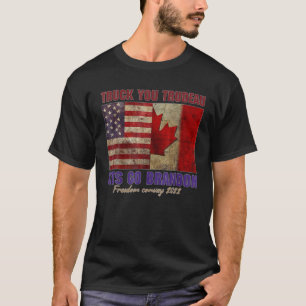 Kanada Freedom Convoy 2022 Unterstützung Kanadisch T-Shirt