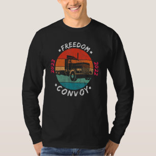 Kanada Freedom Convoy Flag US Canadian Truckers Su T-Shirt