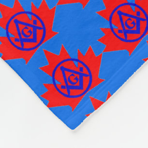 Kanada Freimaurer Fleecedecke