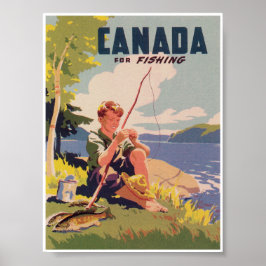 Kanada für das Vintage Travel Poster