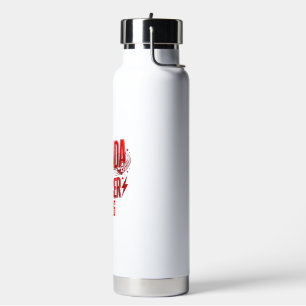 Kanada Fußball 2026 Fußball Fett Land Typografie  Trinkflasche
