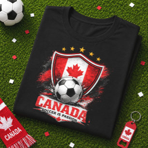 Kanada Fußball Fan Kanadische Fußball Weltmeisters Tri-Blend Shirt