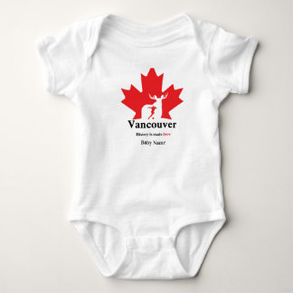 Kanada Fußball-Legende Baby-Body: 2026 Fan-Ausrüst Baby Strampler