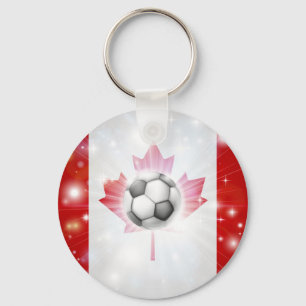 Kanada-Fußballflagge Schlüsselanhänger
