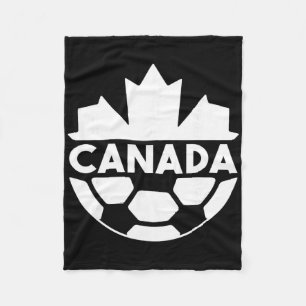 Kanada Fußballmannschaft Sport Flagge Ahornblatt M Fleecedecke
