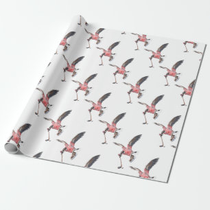 Kanada-Gans, die Hockey spielt Geschenkpapier