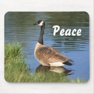 Kanada-Gans-Frieden inspirierend Mousepad