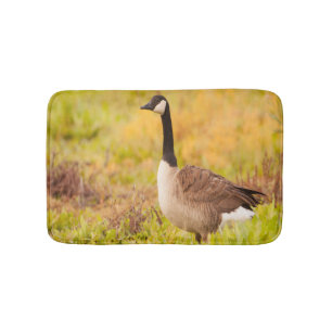 Kanada Gans in farbenfrohen Feldern Badematte