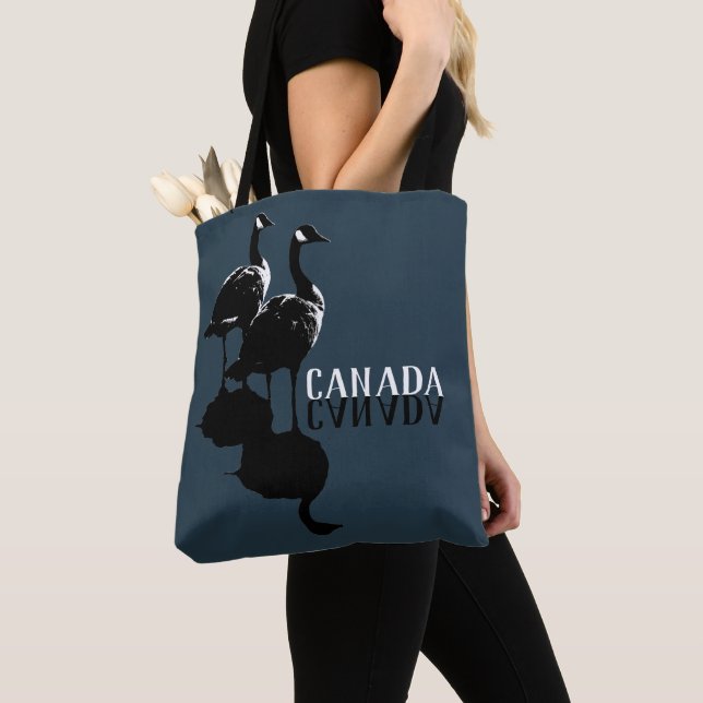 Kanada-Gans sackt personalisierte Tasche (Von Nahem)