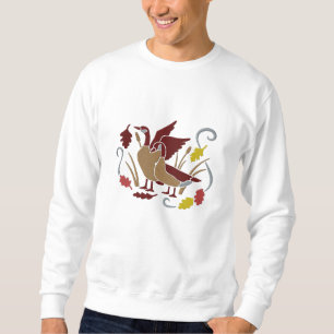 Kanada Gänse im Herbst Besticktes Sweatshirt