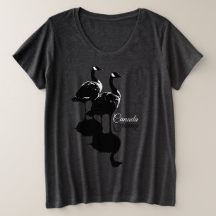 Kanada Gänse Shirts Plus Größe Gänse T - Shirt