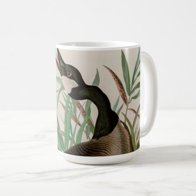 Kanada Gänse Vögel Amerika Audubon Print Kaffeetasse (VorderseiteRechts)